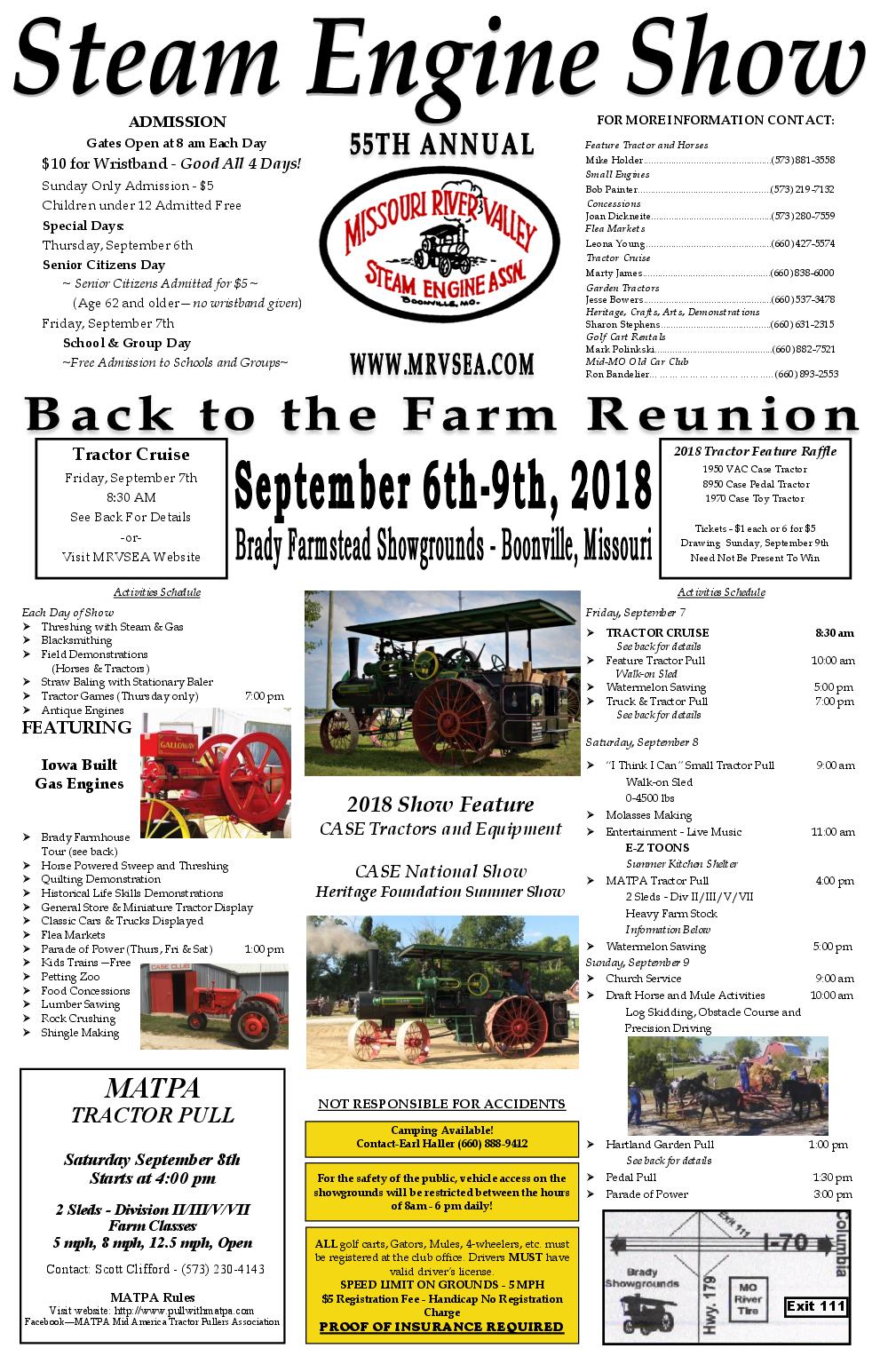 2018 Show – Missouri River Valley Steam Engine Association