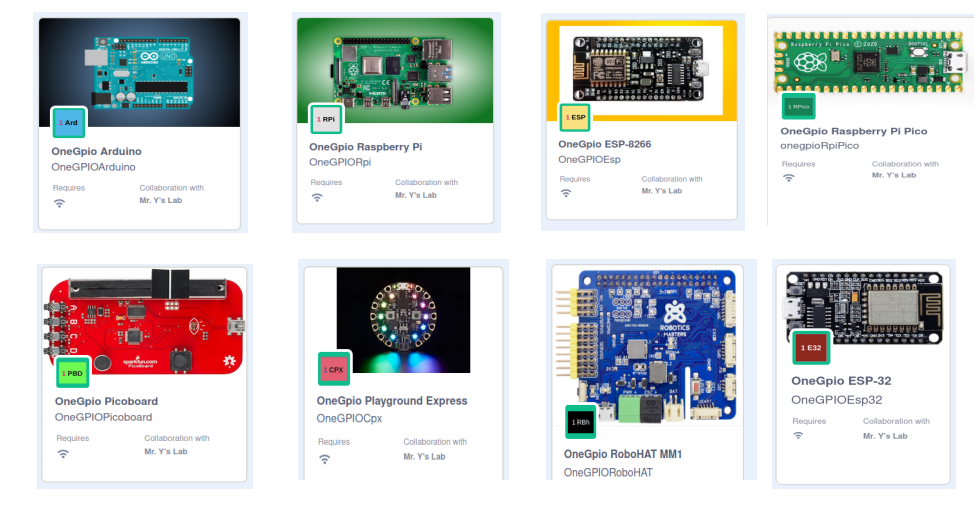 Scratch 3 OneGPIO Extensions