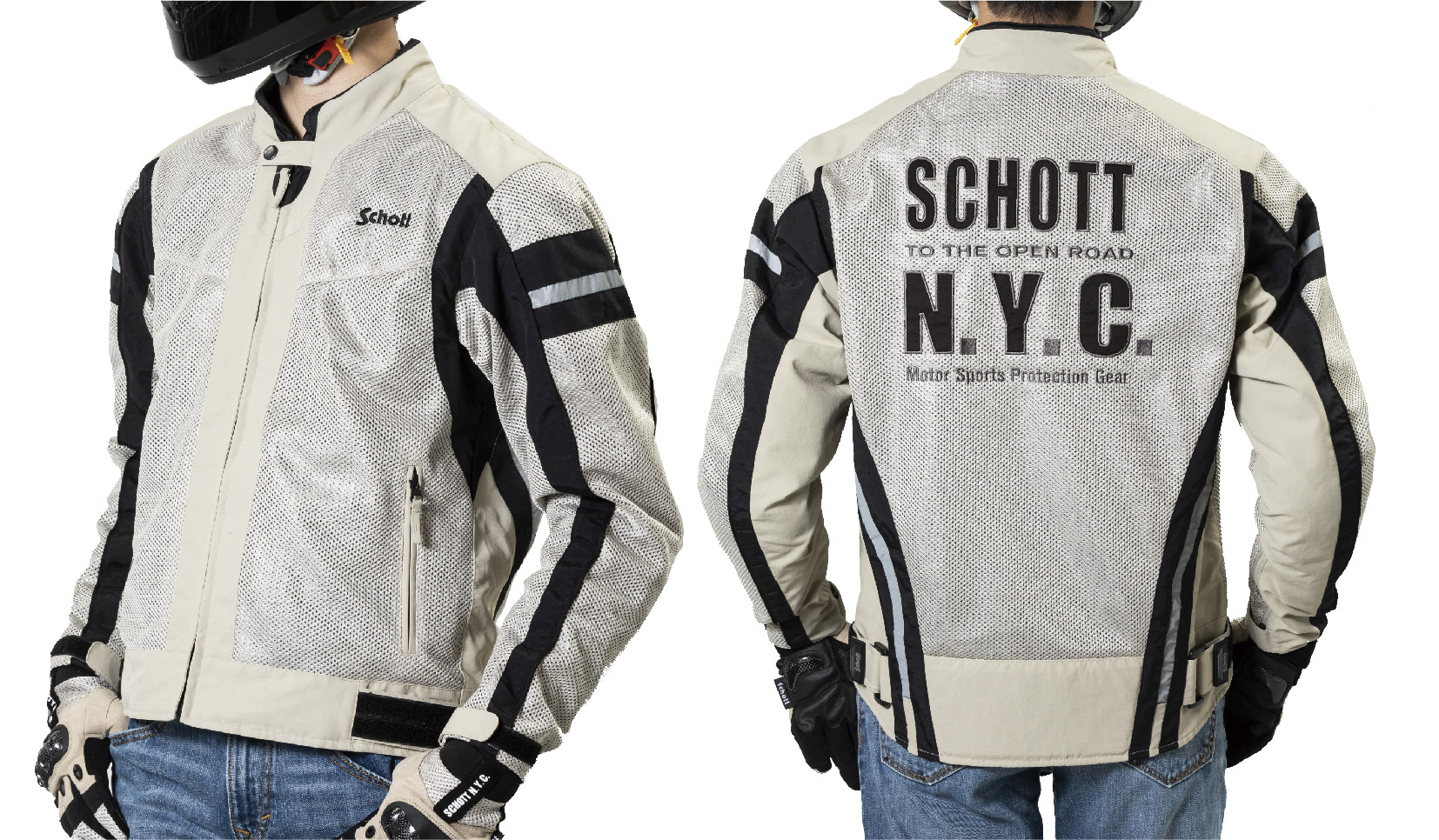 S2L1501 SCHOTT CROUSE MESH RIDING JACKET PRODUCT MS.PG