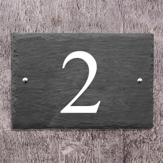 Buy Rustic Slate House Numbers — The Worm that Turned revitalising