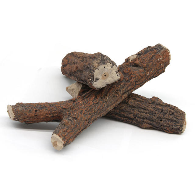 Buy Replacement Ceramic Wooden Logs Gas Fire Pit — The