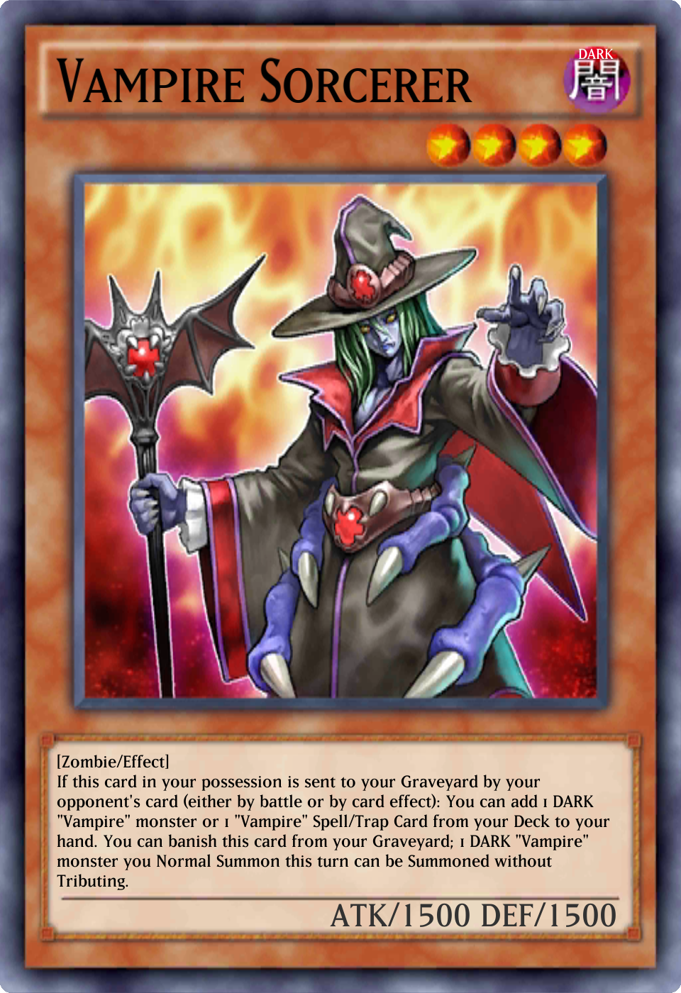 Vampire Sorcerer (Duel Links) Yugipedia YuGiOh! wiki