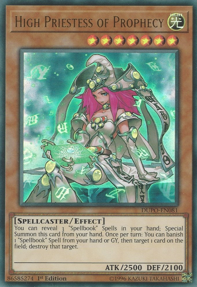 High Priestess of Prophecy Yugipedia YuGiOh! wiki