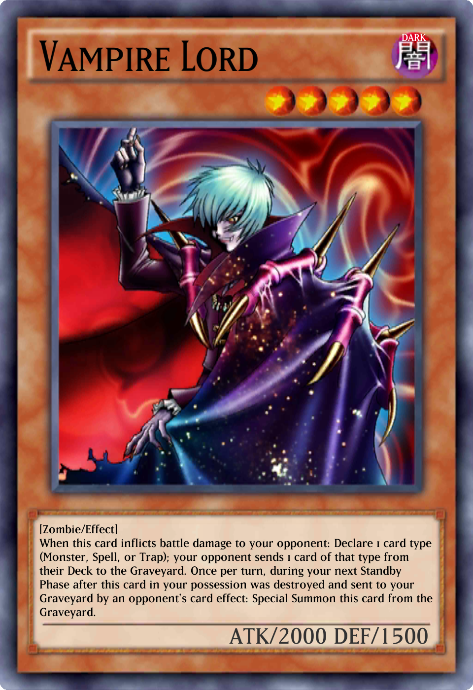 Vampire Lord (Duel Links) Yugipedia YuGiOh! wiki