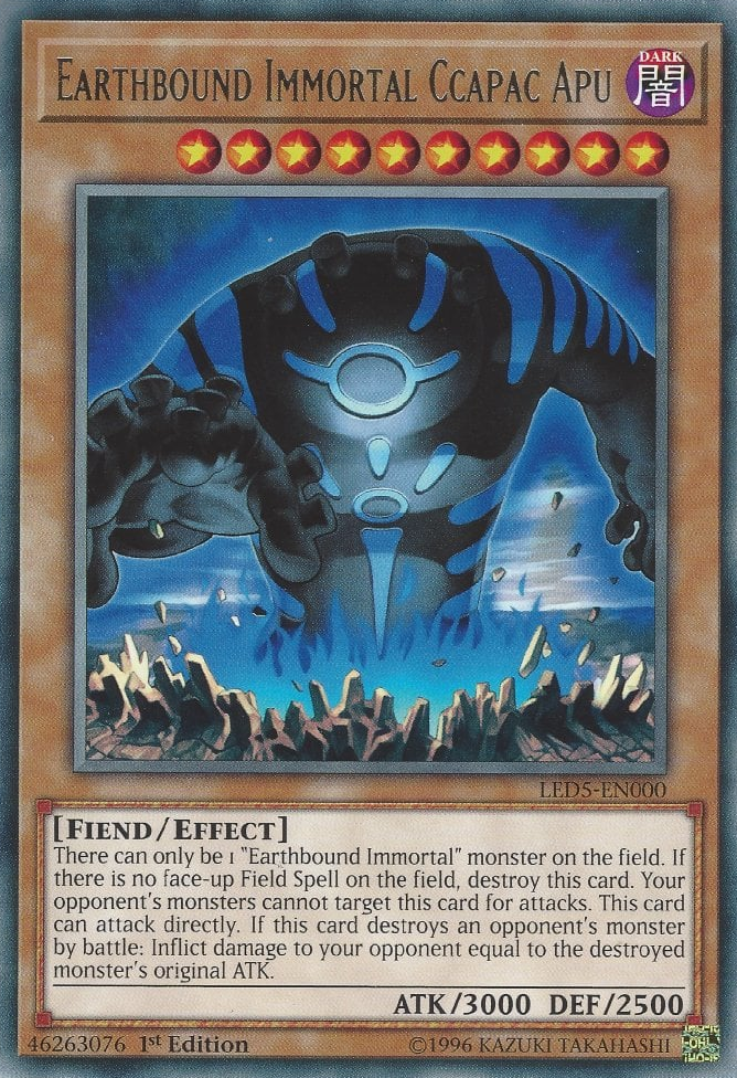 Earthbound Immortal Ccapac Apu Yugipedia YuGiOh! wiki