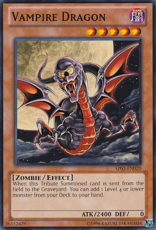 Vampire Dragon Yugipedia YuGiOh! wiki