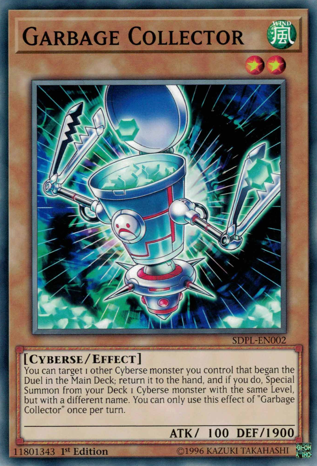 Garbage Collector Yugipedia YuGiOh! wiki