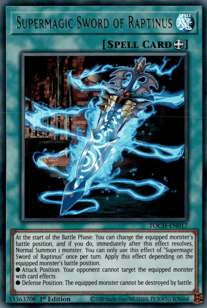 Supermagic Sword of Raptinus Yugipedia YuGiOh! wiki
