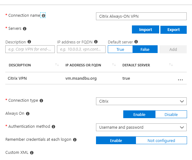 Citrix and utilizing it with EMS and Azure AD Joined Devices Marius
