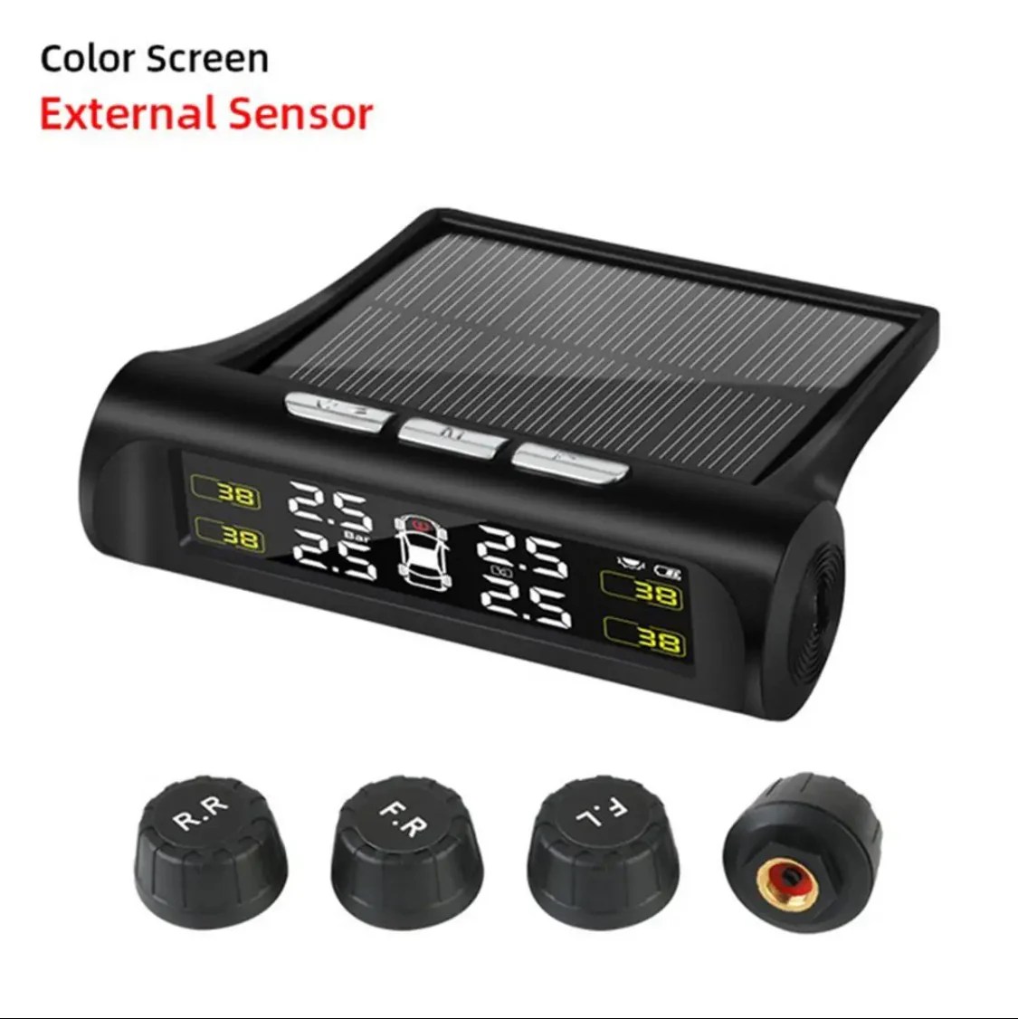 Car Solar Wireless TPMS ( Tyre Pressure Monitor System ) Mehmood Sons