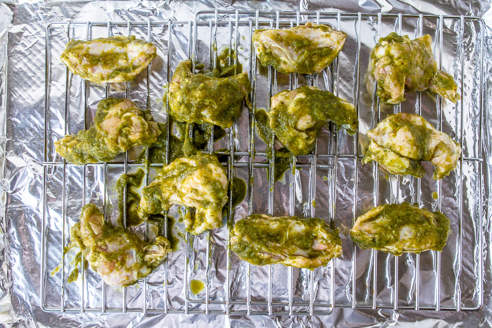 Hatch Green Chile Wings m's belly