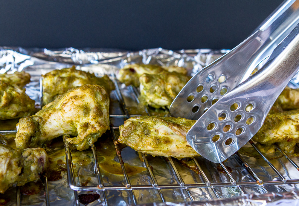 Hatch Green Chile Wings m's belly