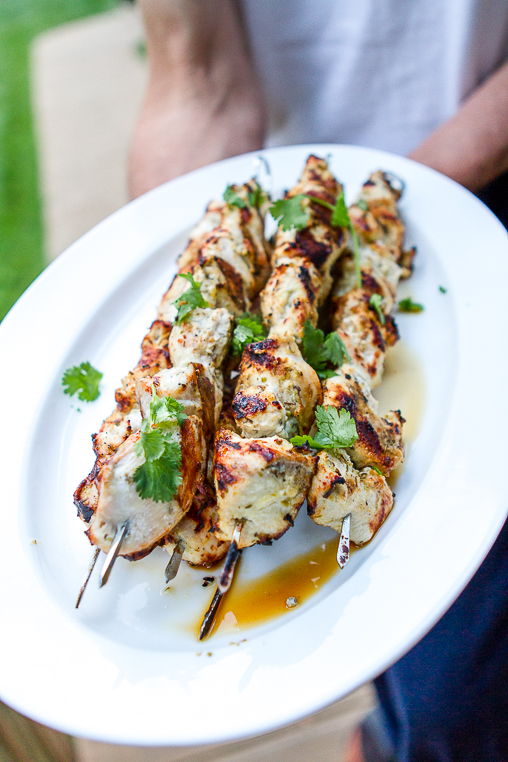 Grilled Chicken Kebabs m's belly