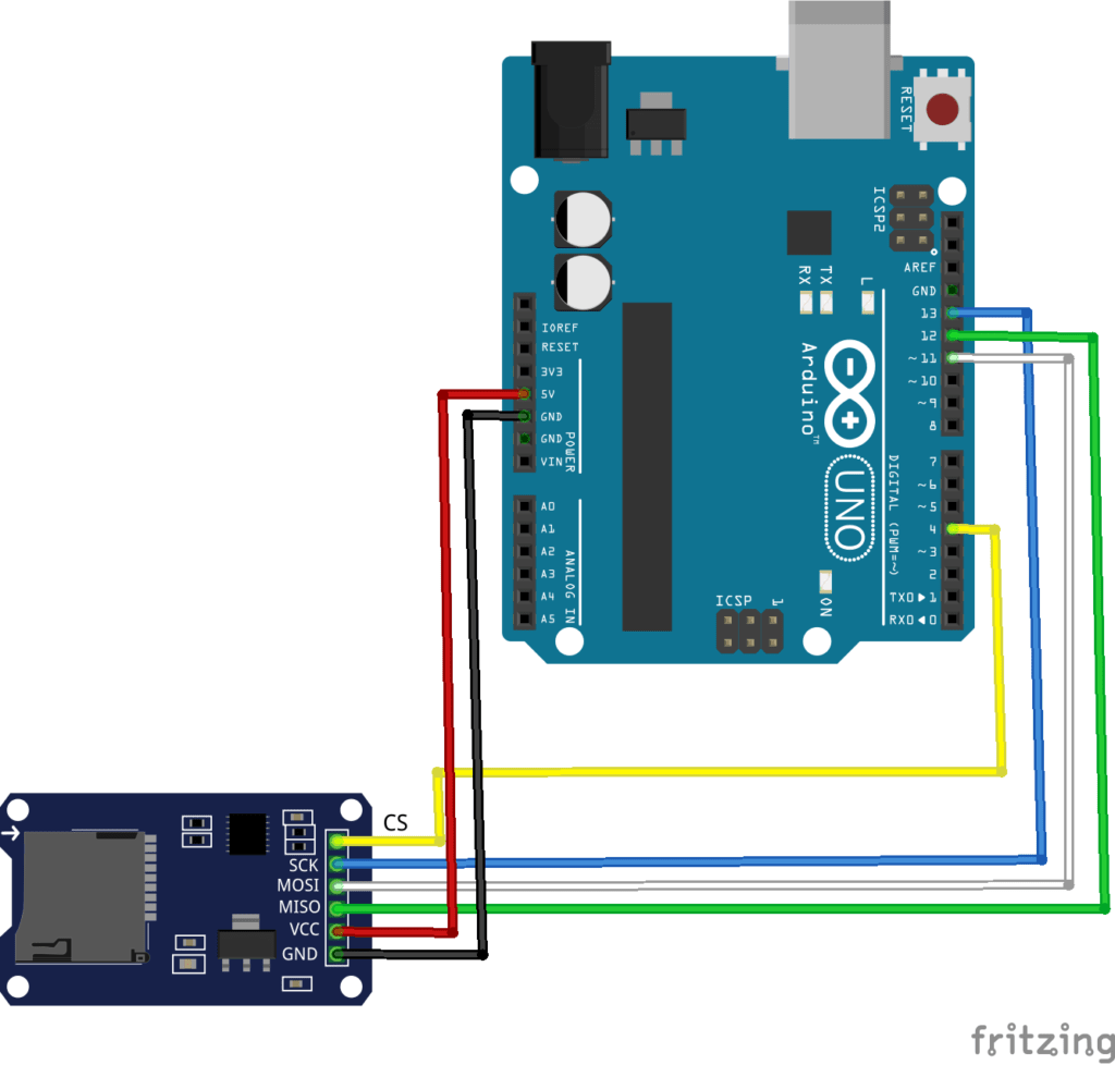How to use the "MicroSD Card Adapter" with the Arduino Uno Michael