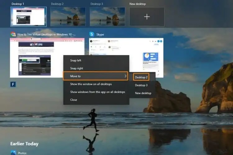 How To Use Virtual Desktop in Windows 10 Msckey