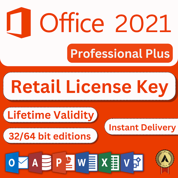 Office 2021 Professional Plus Retail 5PC Activation Key