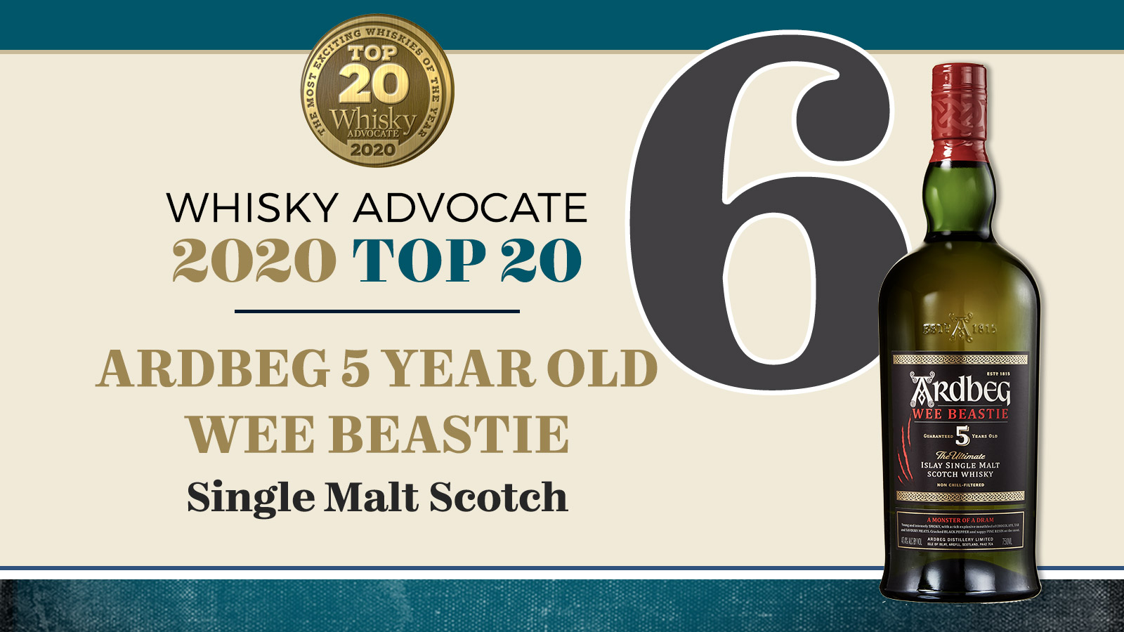 Ardbeg 5 year old Wee Beastie Whisky Advocate
