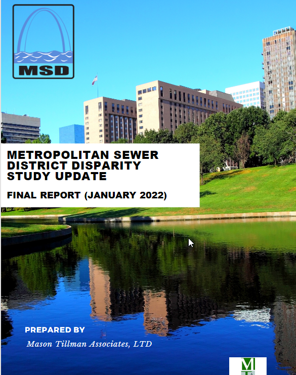Disparity Study Information Metropolitan St. Louis Sewer District
