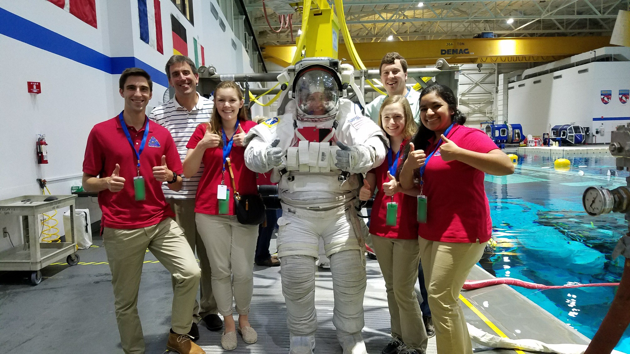 Undergrads test astronautanchoring device in NASA space