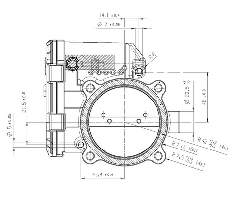 Bosch 68mm Drive by Wire Throttle Body - Motorsport Electronics Limited