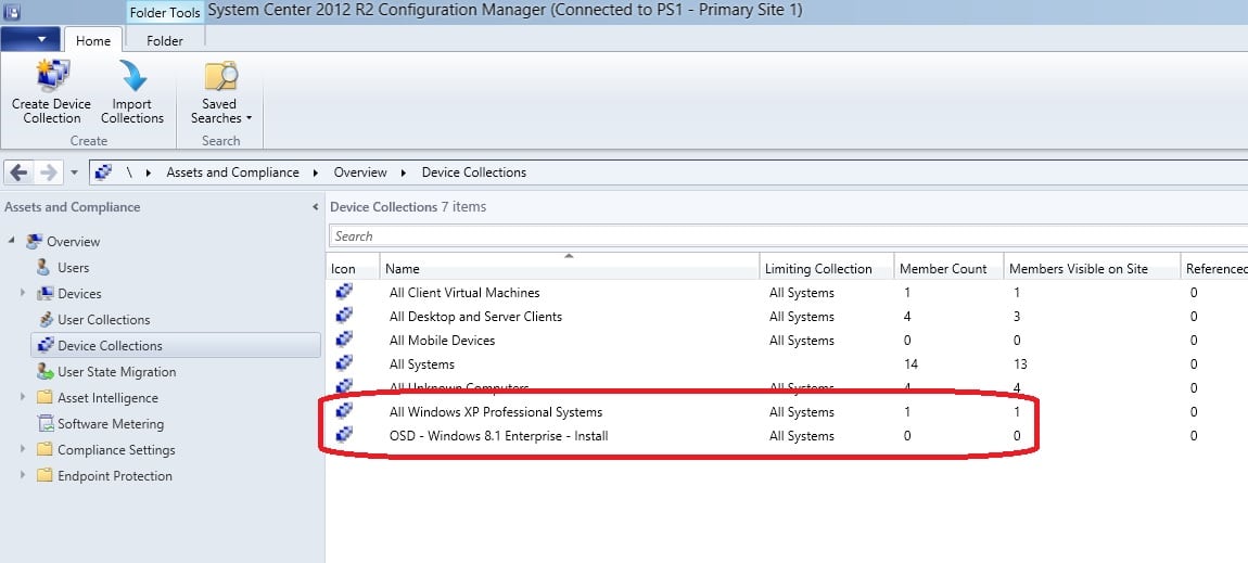 Migrate from Windows XP to Windows 8.1 with ConfigMgr 2012 R2