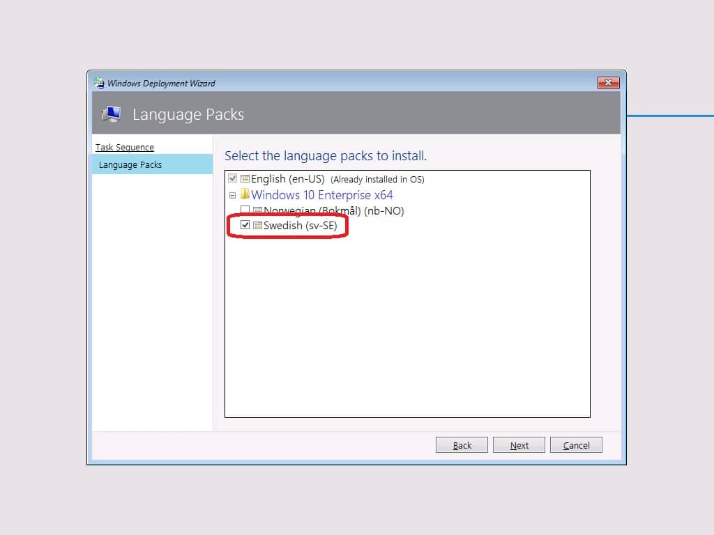 Install Language Packs when creating a Windows 10 reference image