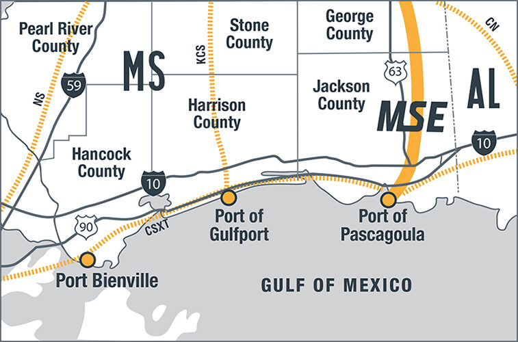 Escatawpa Mississippi Export Railroad