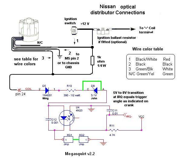 Megasquirt w/ Nissan Optical Distributor