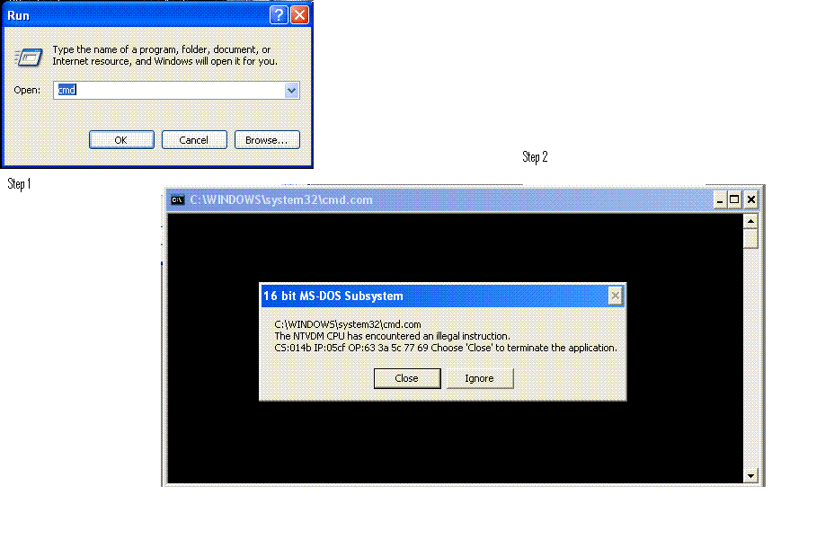Command Prompt Windows XP MSFN