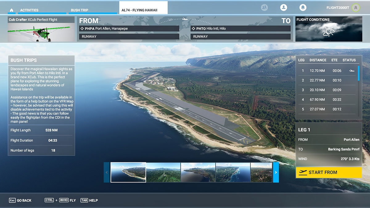 Perfect Flight releases 24 Landing Challenges and a Bush Trip in Hawaii