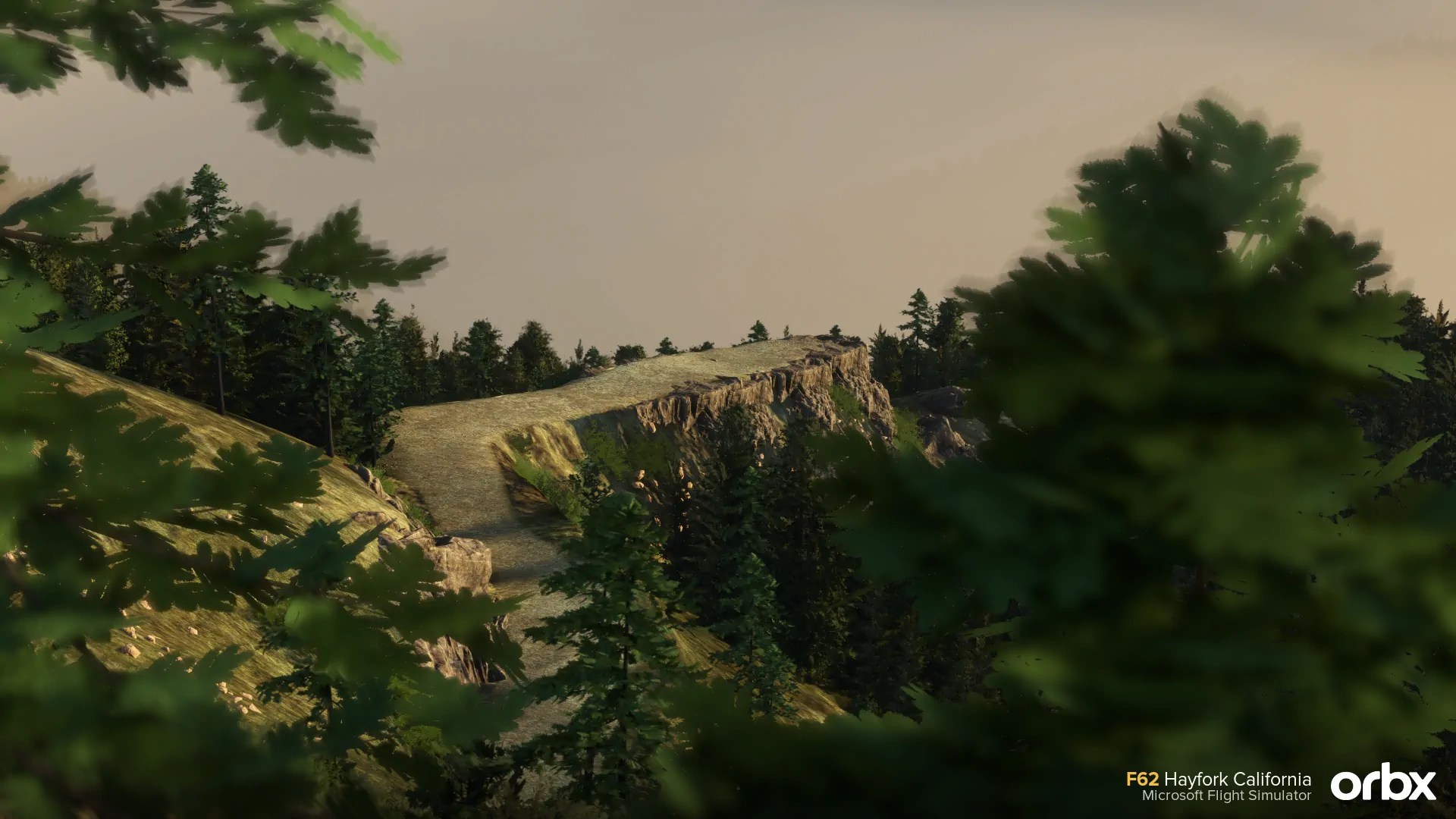 Orbx releases F62 Hayfork California, a destination for bush pilots in