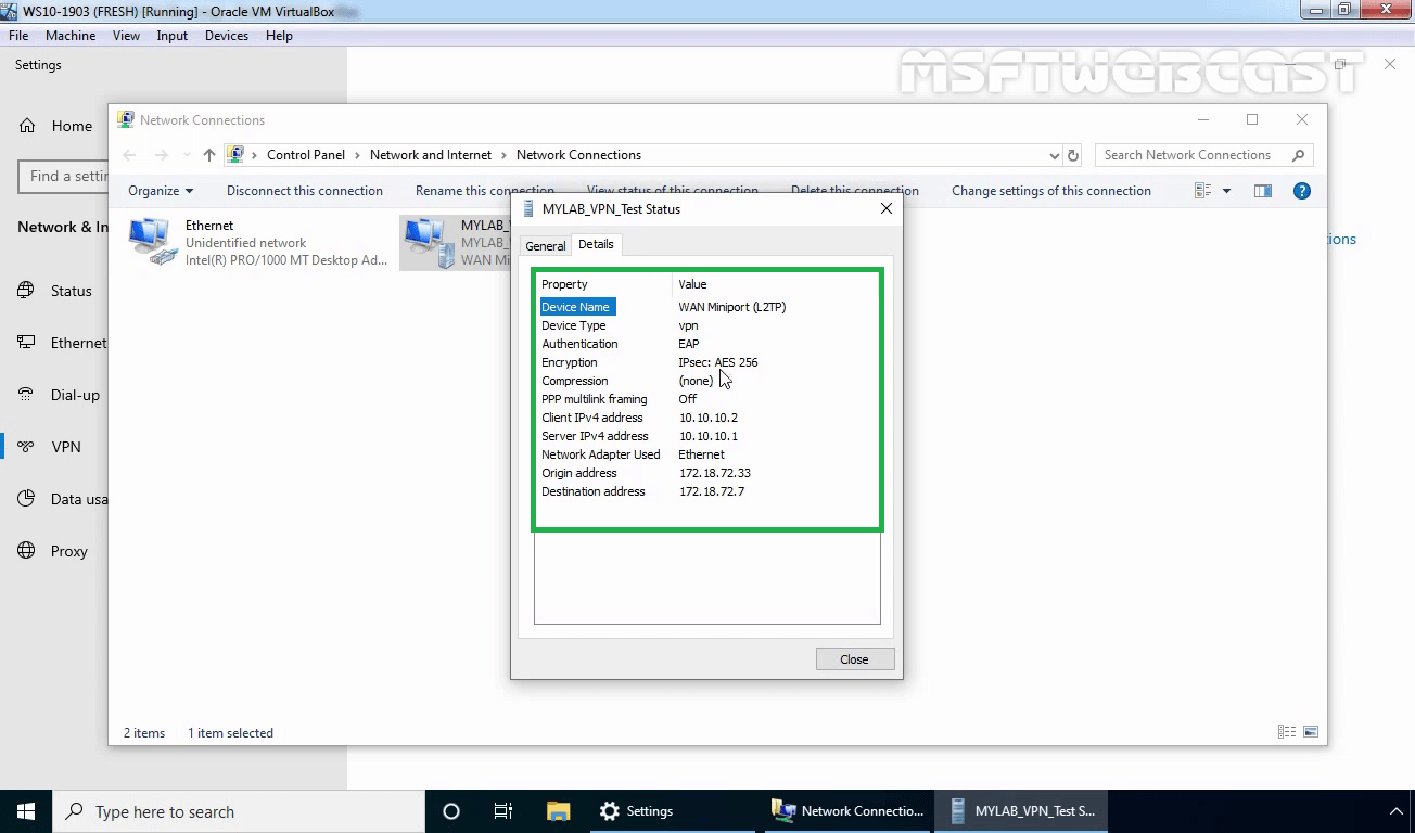 How to Setup L2TP/IPsec VPN on Windows Server 2019
