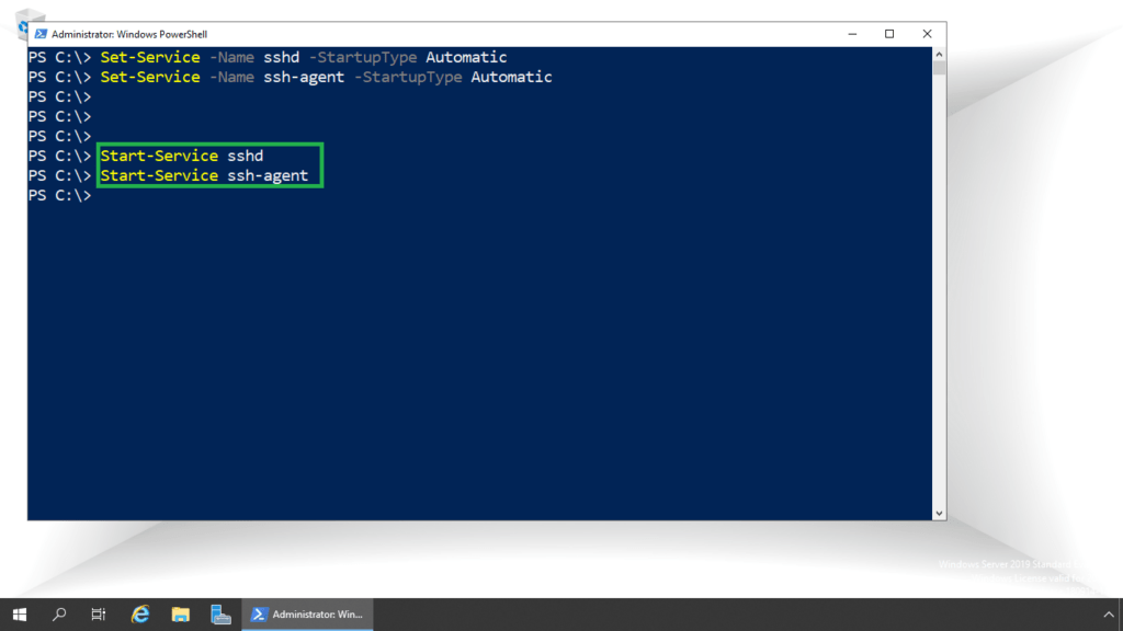 Install and Configure Open SSH Service on Windows Server 2019