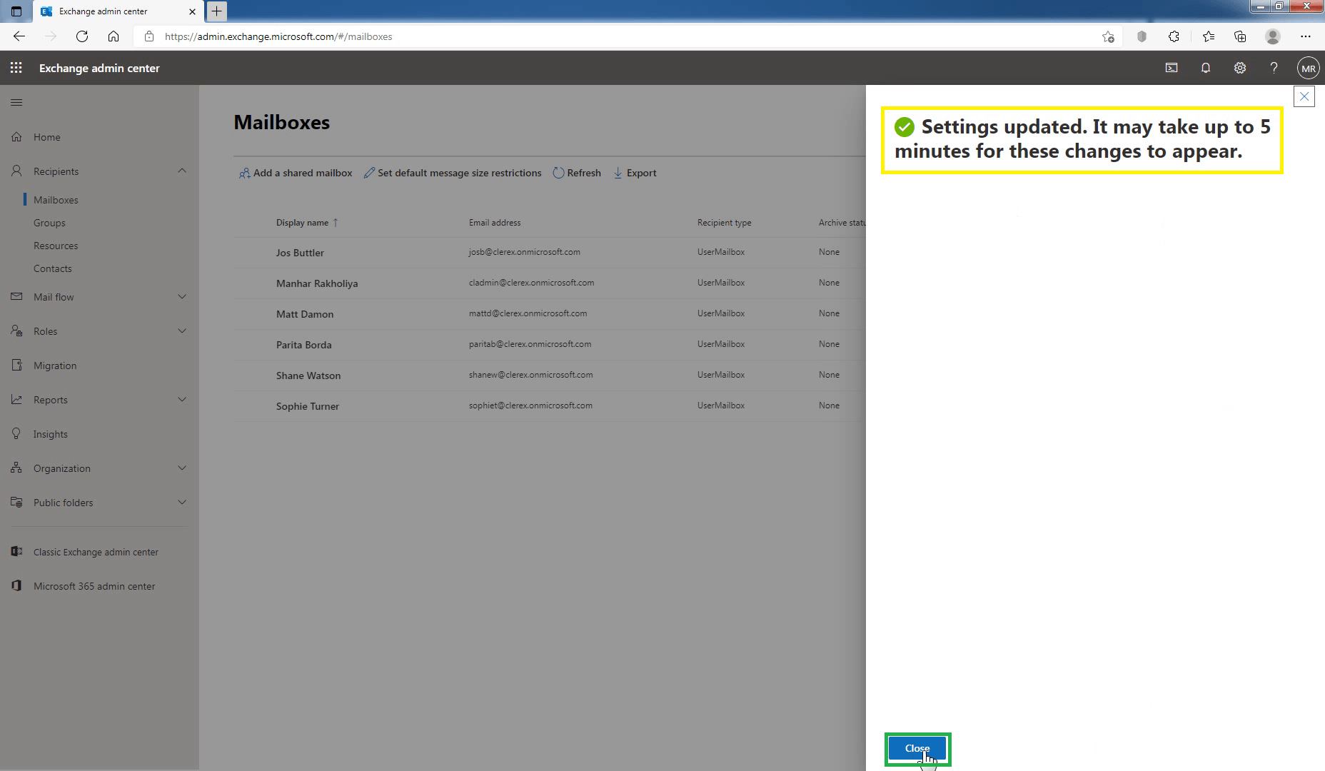 Configure Message Size Limits for a Mailbox » Blogs on Windows Server