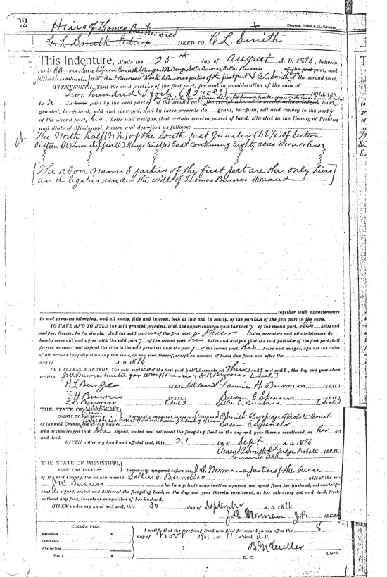 Prentiss County MS Genealogy