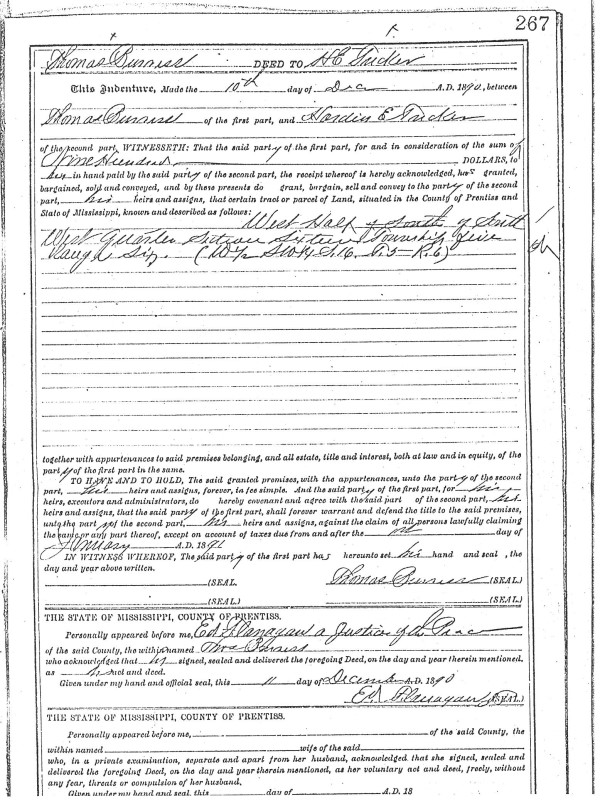Prentiss County MS Genealogy
