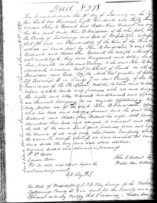 Tishomingo County part of the MSGen