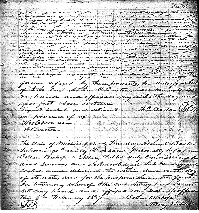 Tishomingo County part of the MSGen