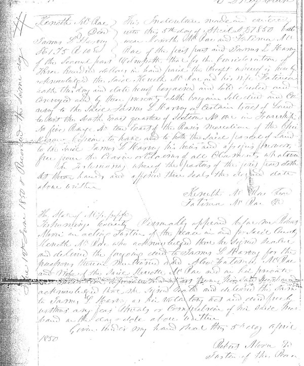 Tishomingo County part of the MSGen