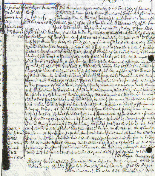 Tishomingo County part of the MSGen