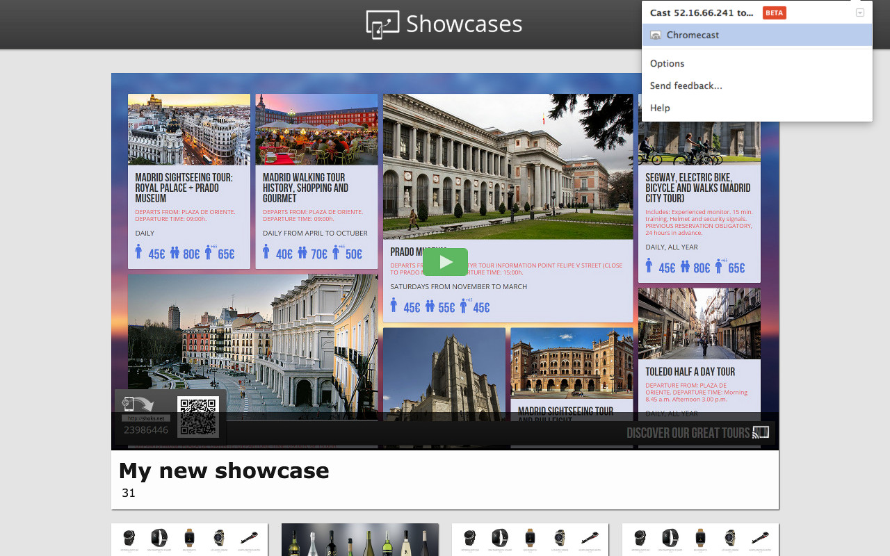 Cast player setup guide Movilok Showcases