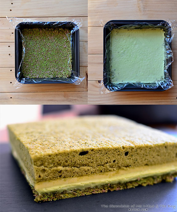 Matcha Opera Gateau (Green Tea Layer Cake) Recipe Ms IHua & The Boy