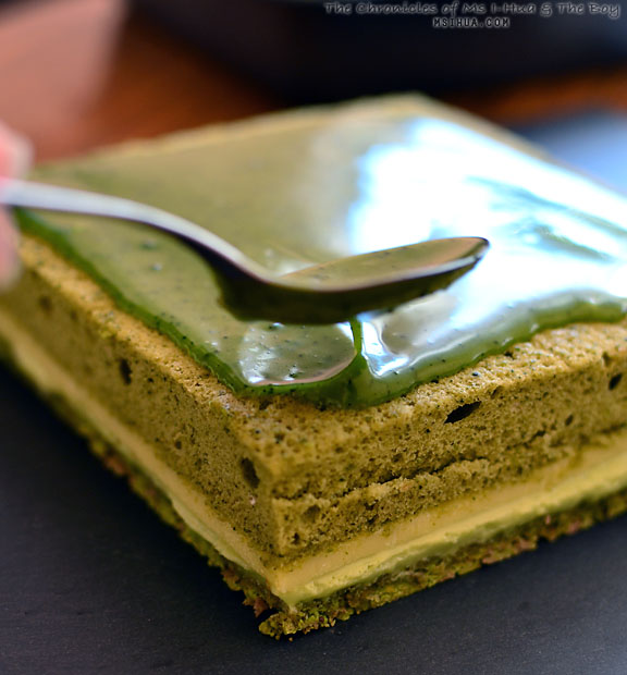 Matcha Opera Gateau (Green Tea Layer Cake) Recipe Ms IHua & The Boy