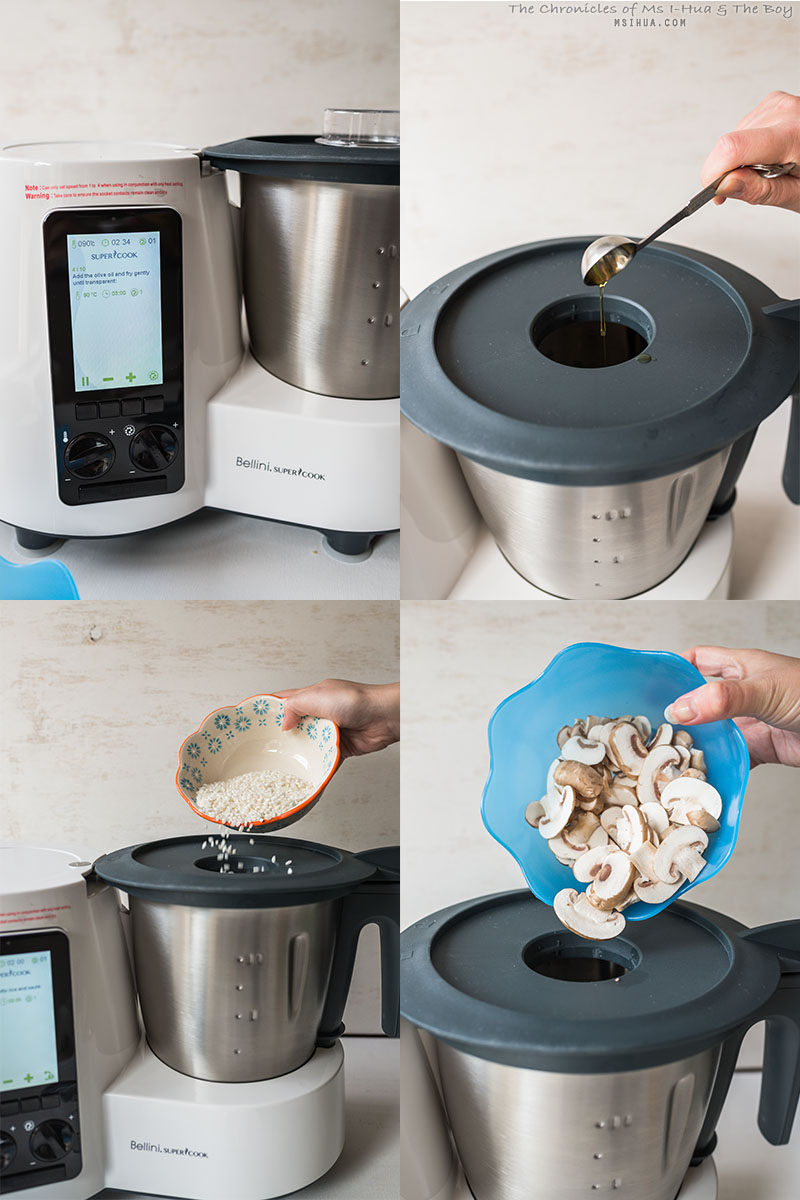 Advertorial Bellini Super Cook Kitchen Machine & a Mushroom Risotto