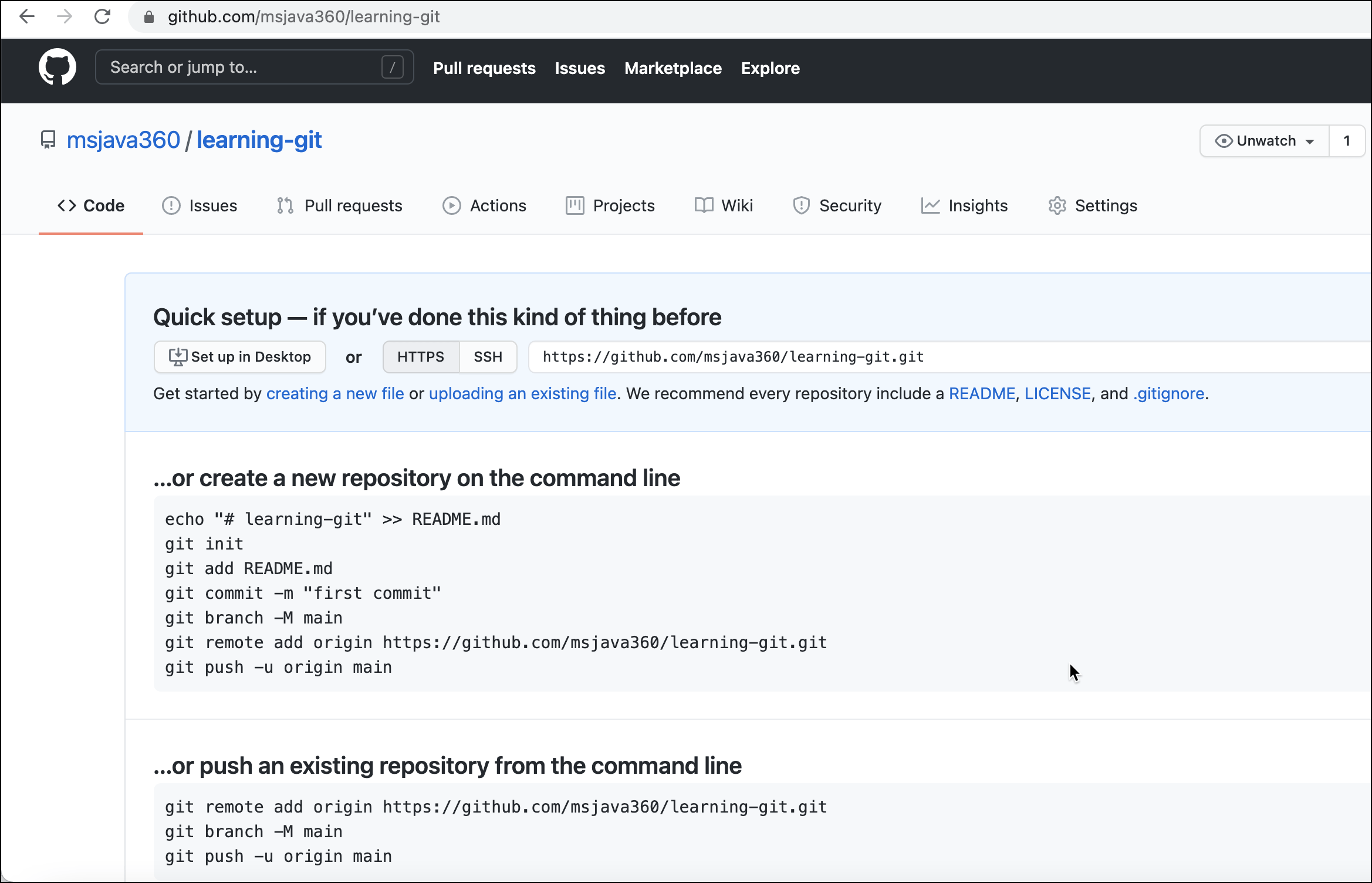 Git and GitHub End to End MS Java 360