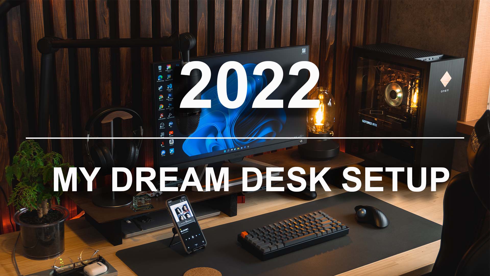MY DREAM DESK SETUP 2022 MSKSTUDIO