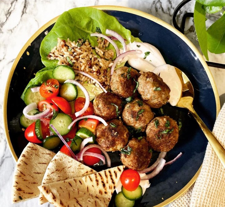 Lamb kofta and yoghurt sauce Musculoskeletal Australia (MSK)