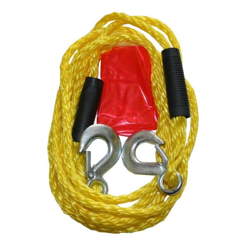 All ride TOWING ROPE UP TO 5 TONNES, with steel hooks 4 mtr. MSKA