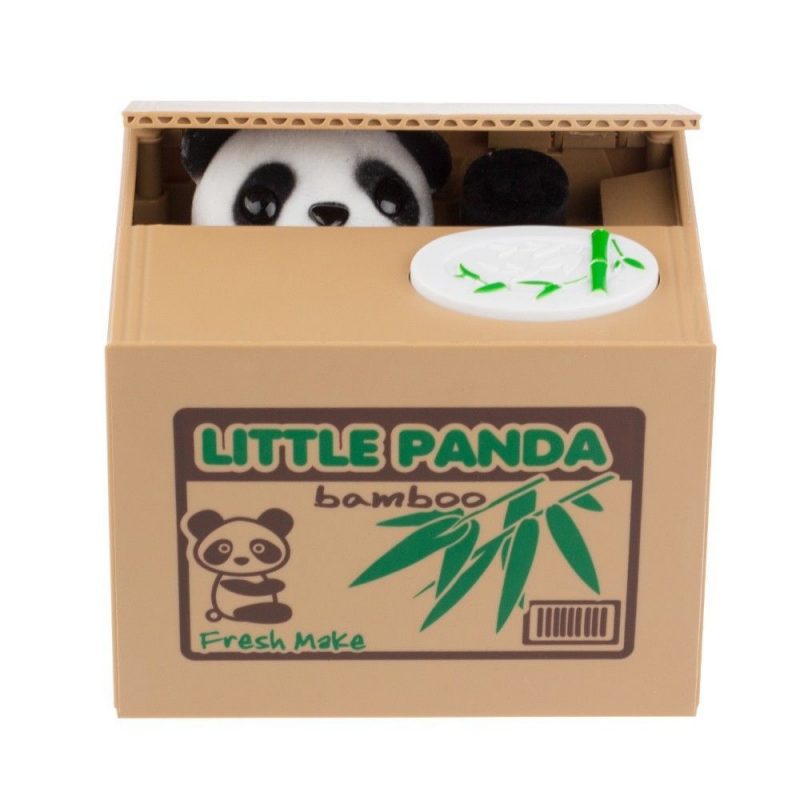 Electronic Panda Money Box For Children and Adults With Panda Paw For
