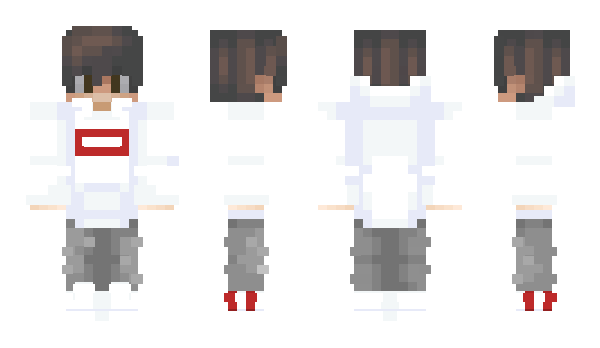Moderne Minecraft skin (64x64, Steve)